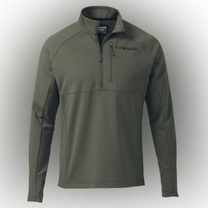 KUIU Rubicon Softshell Jacket Men’s Medium Ash Toray Fleece DWR Hunting